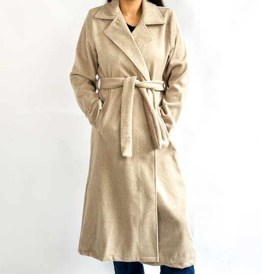 Midseason Coat - Heather Beige