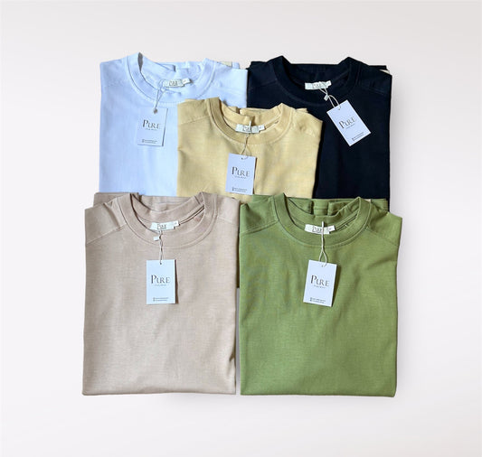 PACK 5 T-SHIRTS OVERSIZED - TIMELESS ESSENTIAL